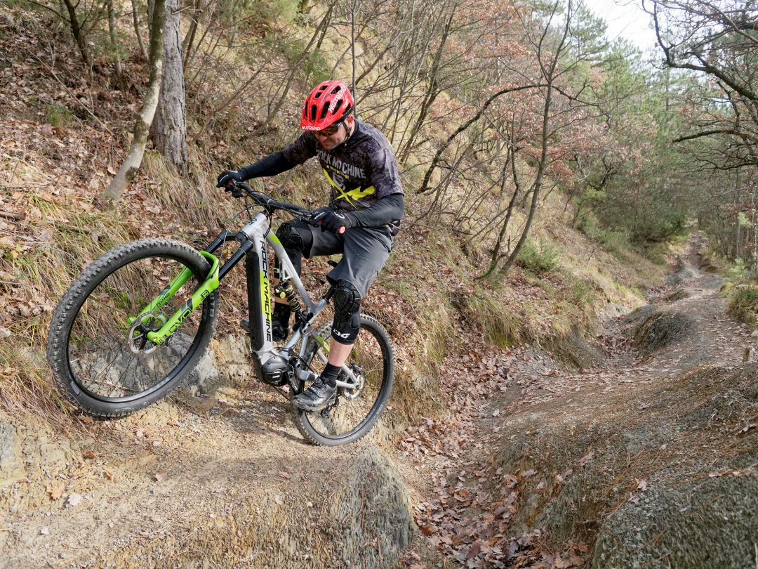 rock machine downhill